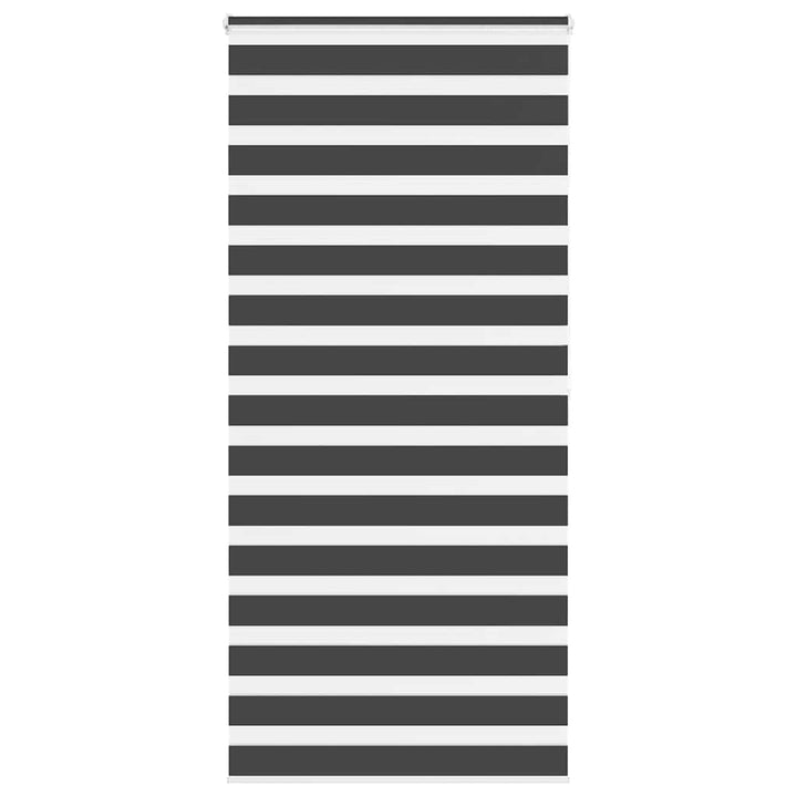 zebragardin sort 110x200 cm stofbredde 105,9 cm polyester