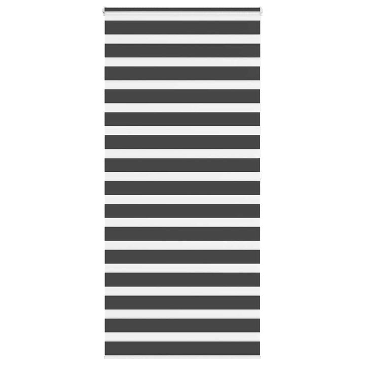 zebragardin sort 115x200 cm stofbredde 110,9 cm polyester