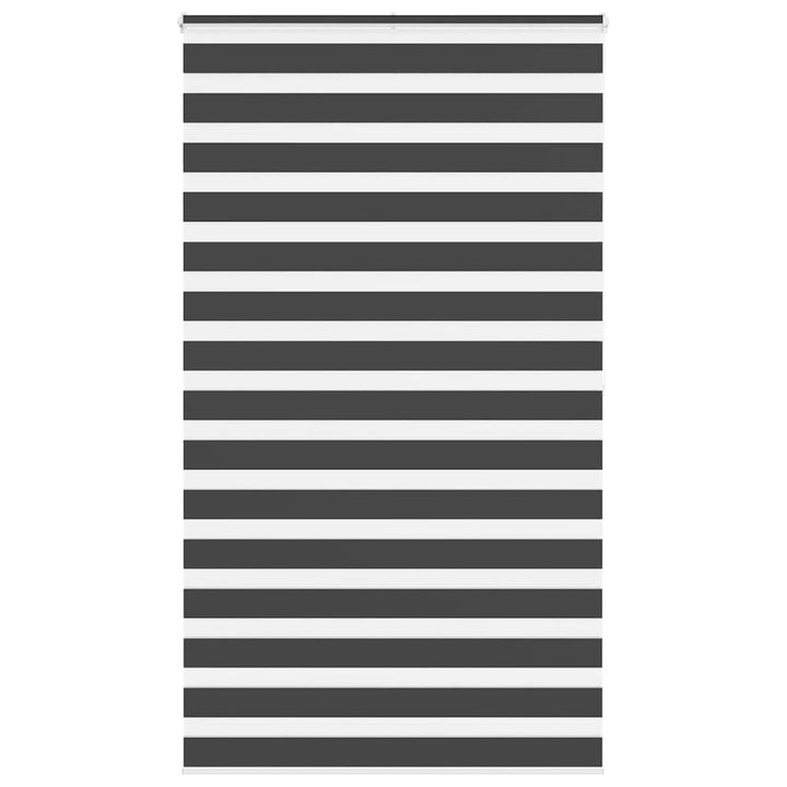 zebragardin sort 130x200 cm stofbredde 125,9 cm polyester