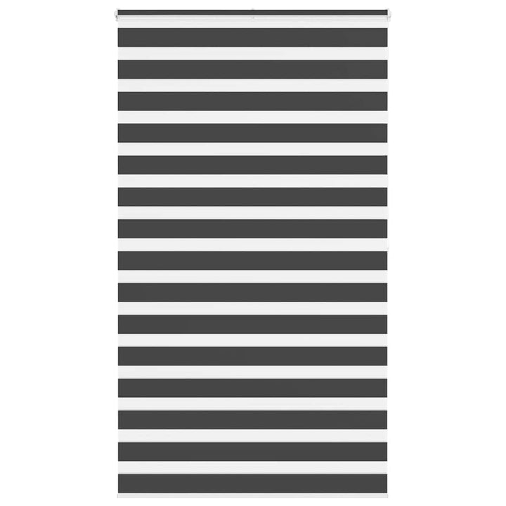 zebragardin sort 130x200 cm stofbredde 125,9 cm polyester