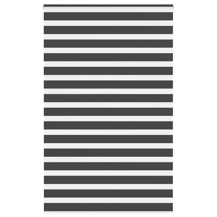 zebragardin sort 150x200 cm stofbredde 145,9 cm polyester