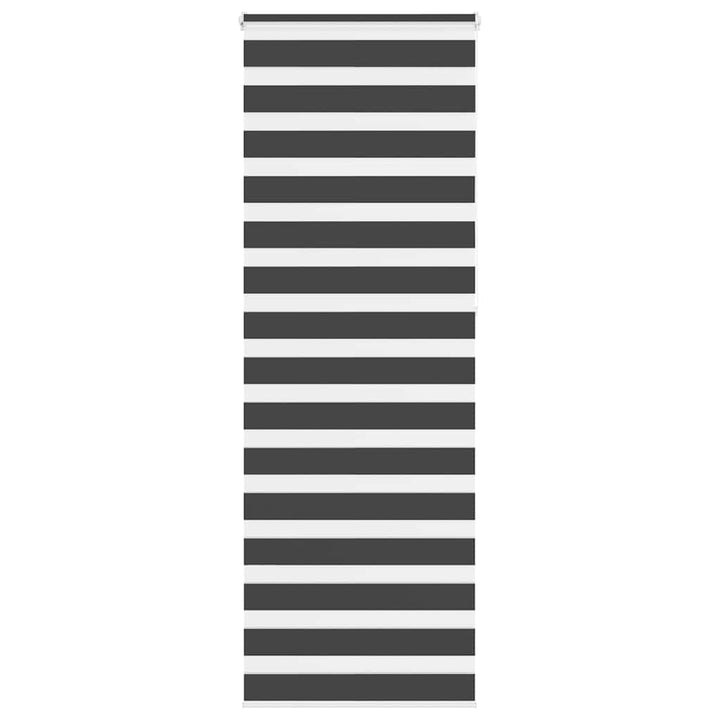 zebragardin sort 75x230 cm stofbredde 70,9 cm polyester