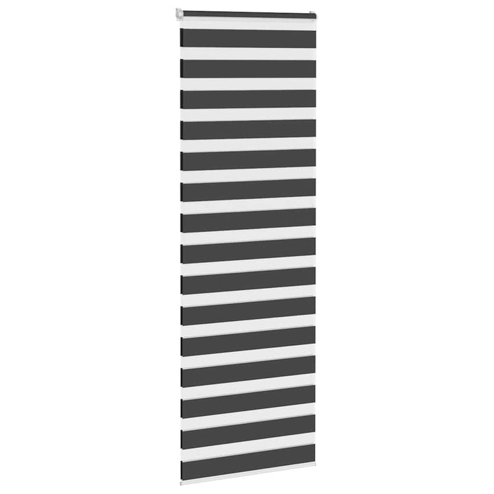 zebragardin sort 85x230 cm stofbredde 80,9 cm polyester