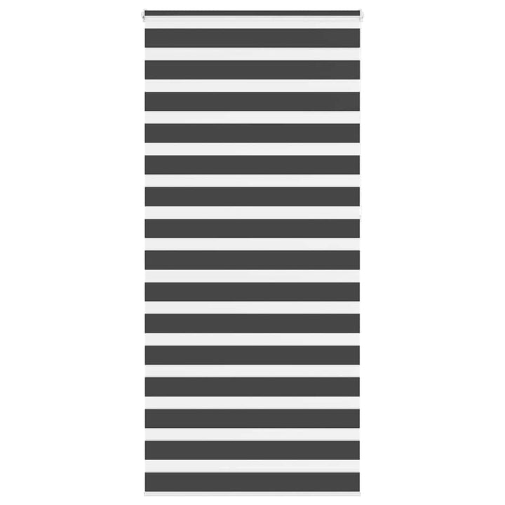 zebragardin sort 100x230 cm stofbredde 95,9 cm polyester