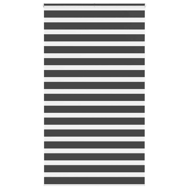 zebragardin sort 125x230 cm stofbredde 120,9 cm polyester
