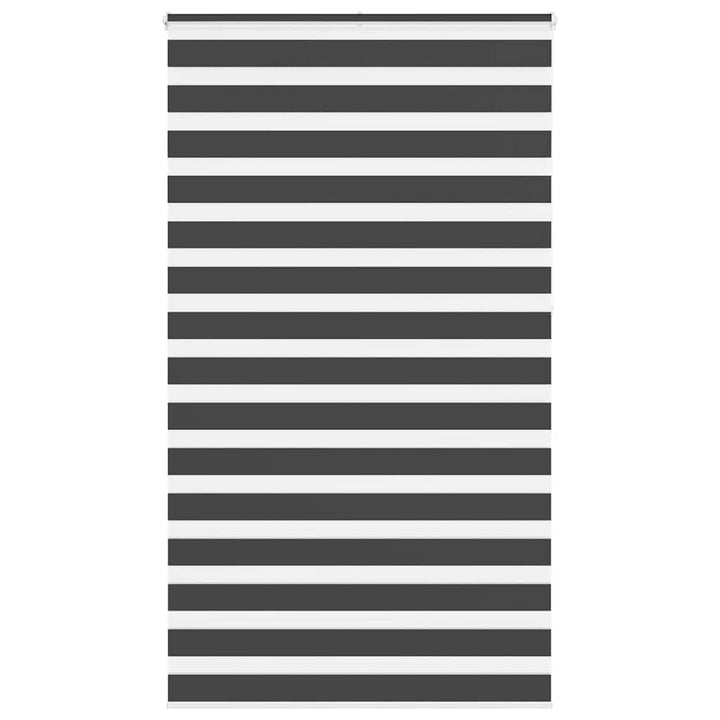 zebragardin sort 135x230 cm stofbredde 130,9 cm polyester