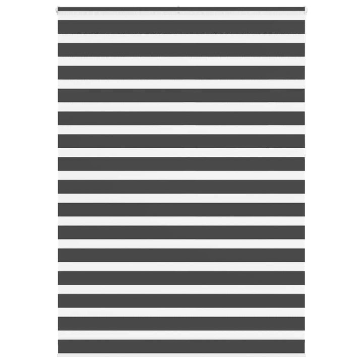 zebragardin sort 155x230 cm stofbredde 150,9 cm polyester