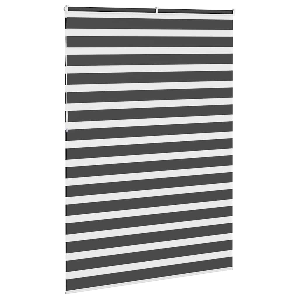 zebragardin sort 155x230 cm stofbredde 150,9 cm polyester