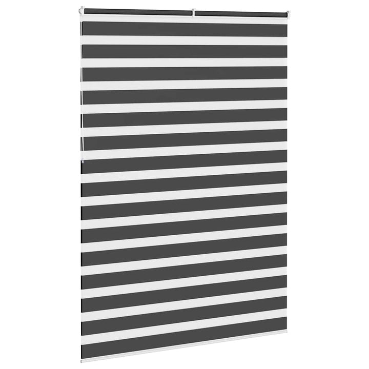 zebragardin sort 155x230 cm stofbredde 150,9 cm polyester