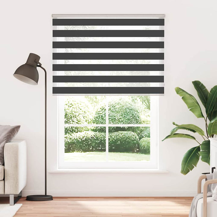 zebragardin sort 160x230 cm stofbredde 155,9 cm polyester