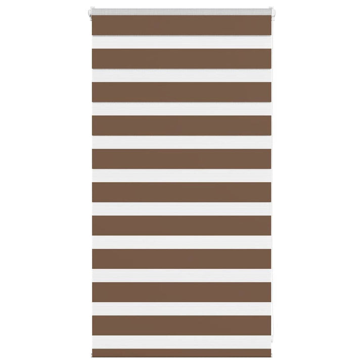 zebragardin brun 85x100 cm stofbredde 80,9 cm polyester