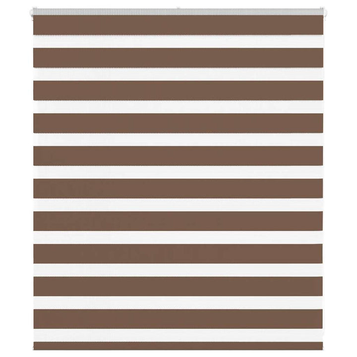 zebragardin brun 130x100 cm stofbredde 125,9 cm polyester