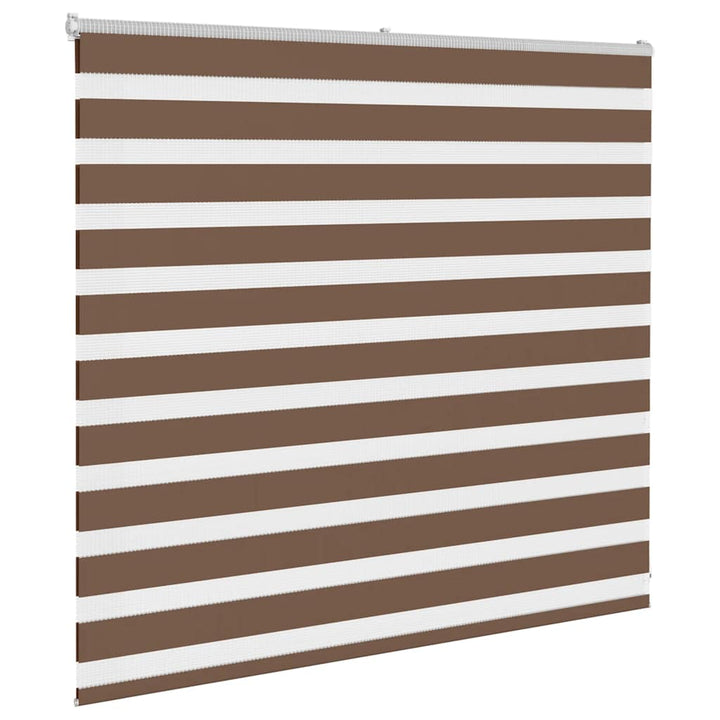 zebragardin brun 155x100 cm stofbredde 150,9 cm polyester
