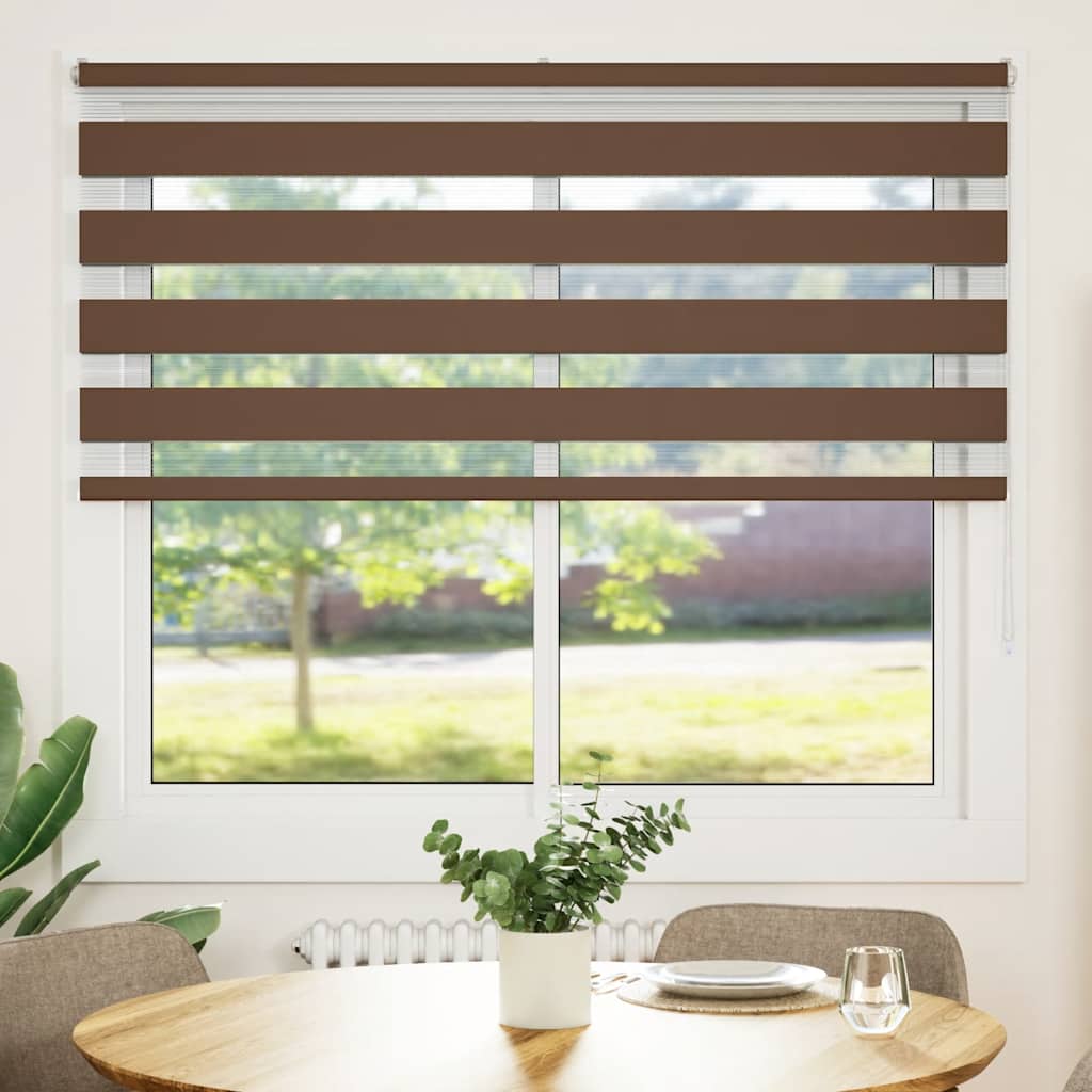 zebragardin brun 165x100 cm stofbredde 160,9 cm polyester