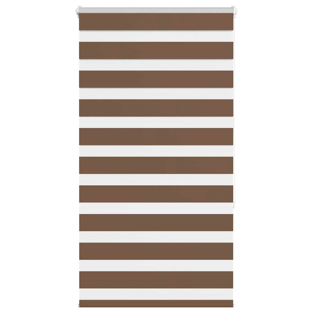 zebragardin brun 85x150 cm stofbredde 80,9 cm polyester