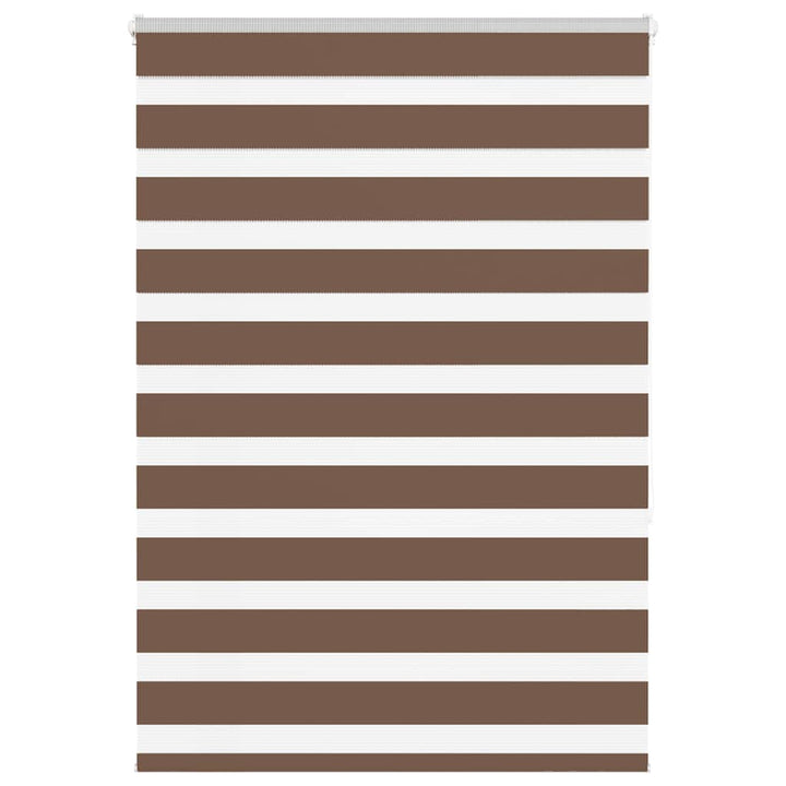 zebragardin brun 100x150 cm stofbredde 95,9 cm polyester