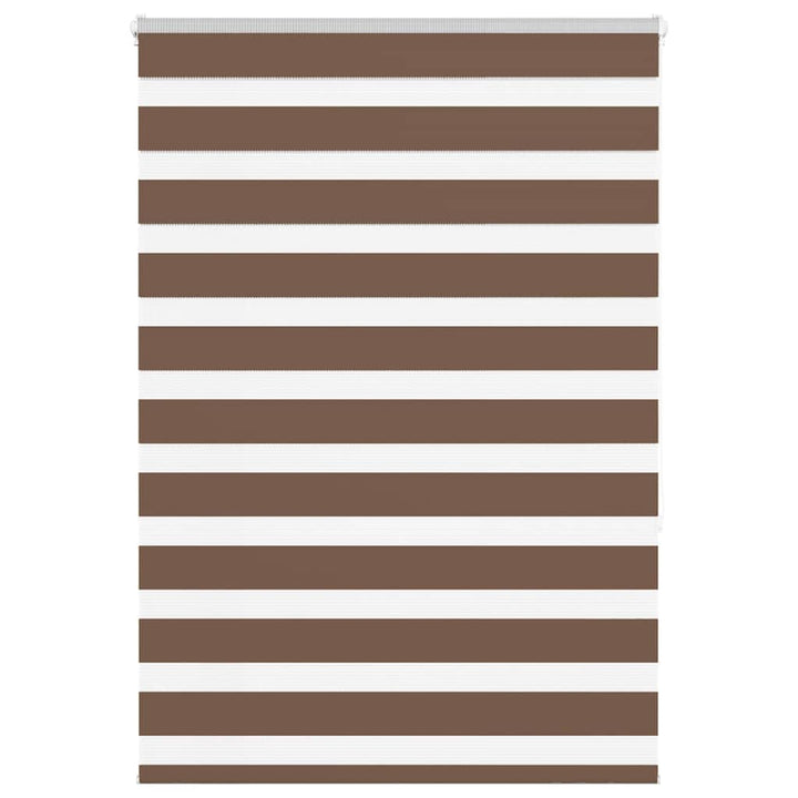 zebragardin brun 110x150 cm stofbredde 105,9 cm polyester