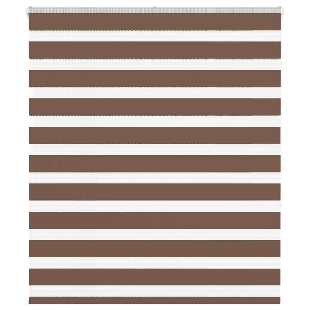 zebragardin brun 130x150 cm stofbredde 125,9 cm polyester