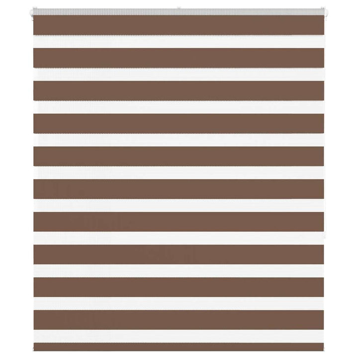 zebragardin brun 130x150 cm stofbredde 125,9 cm polyester