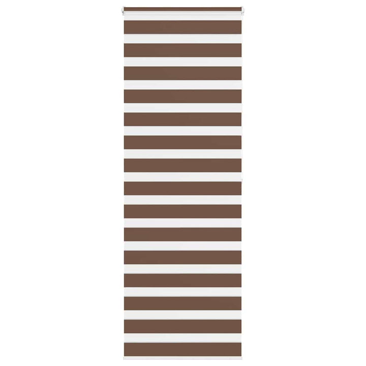 zebragardin brun 80x200 cm stofbredde 75,9 cm polyester