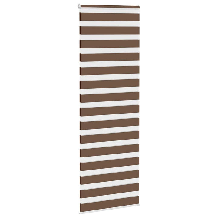 zebragardin brun 80x200 cm stofbredde 75,9 cm polyester