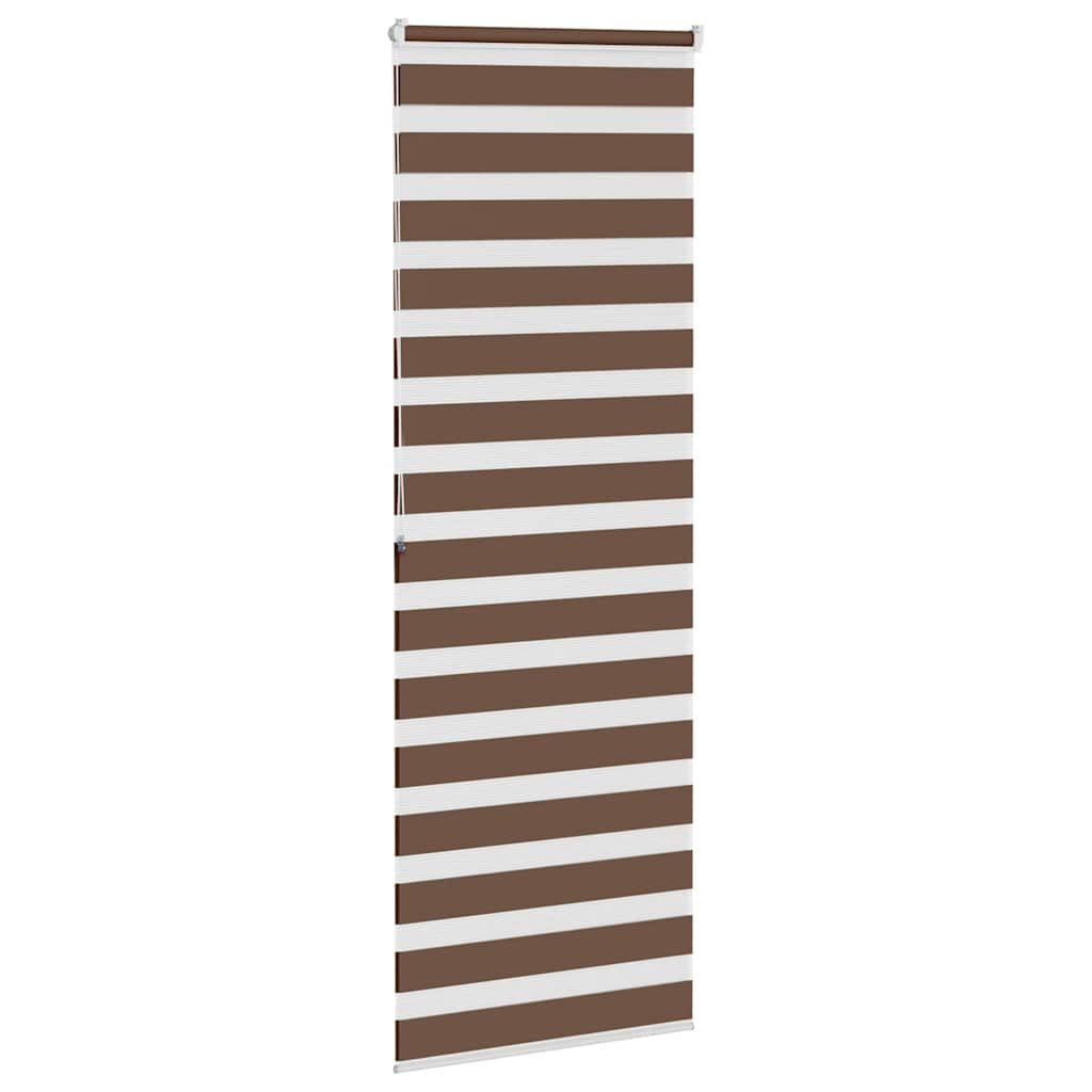 zebragardin brun 80x200 cm stofbredde 75,9 cm polyester
