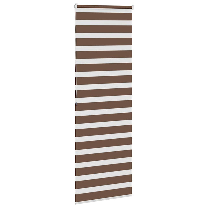 zebragardin brun 80x200 cm stofbredde 75,9 cm polyester