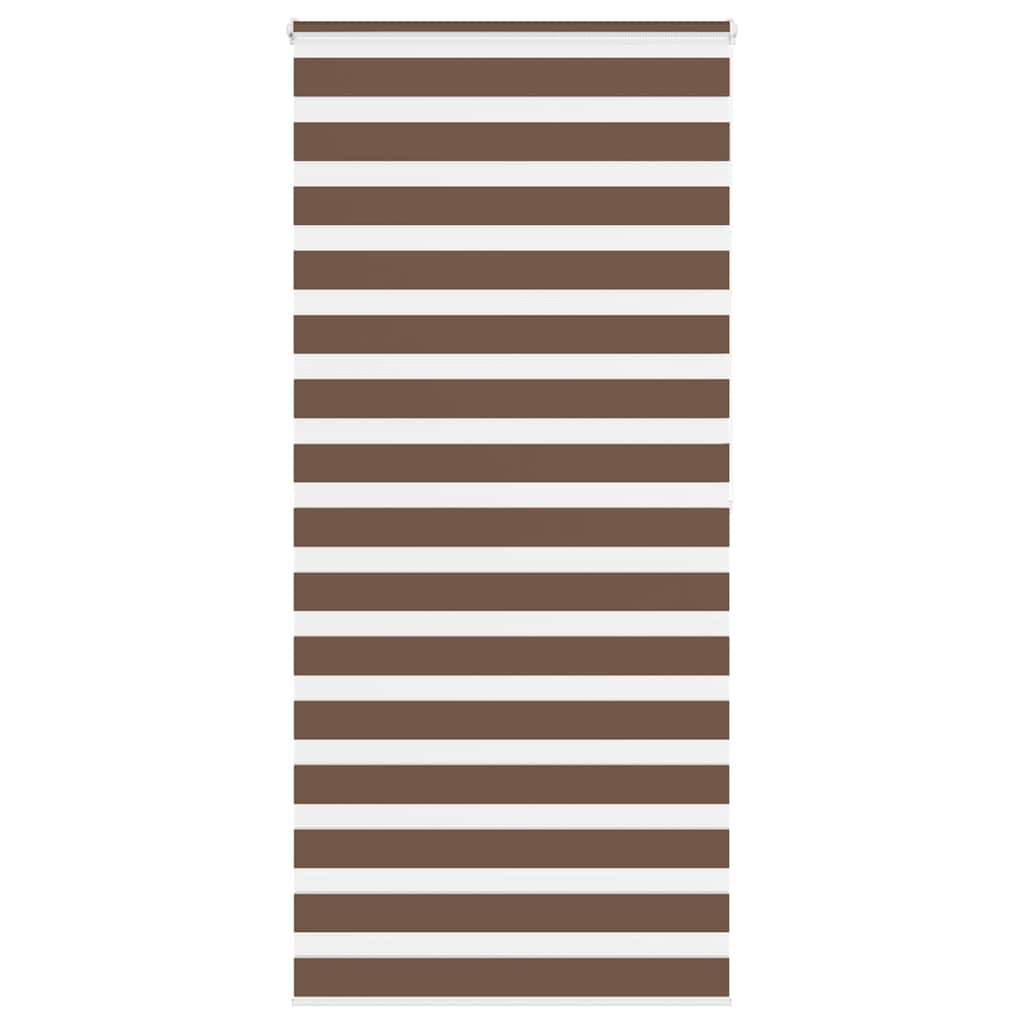 zebragardin brun 105x200 cm stofbredde 100,9 cm polyester