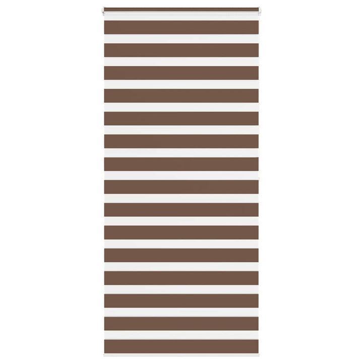 zebragardin brun 105x200 cm stofbredde 100,9 cm polyester