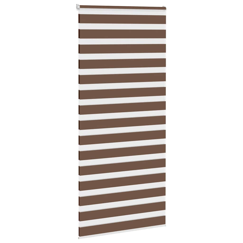 zebragardin brun 105x200 cm stofbredde 100,9 cm polyester