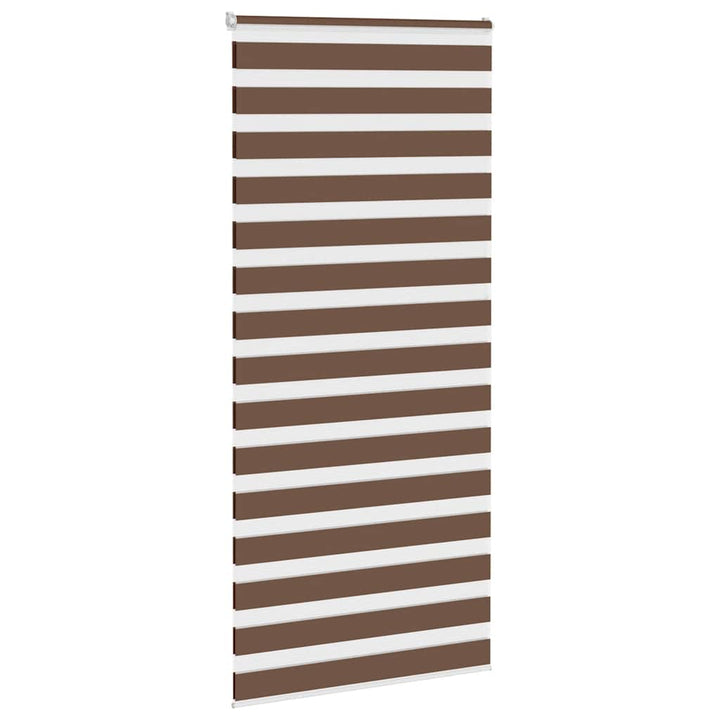 zebragardin brun 105x200 cm stofbredde 100,9 cm polyester