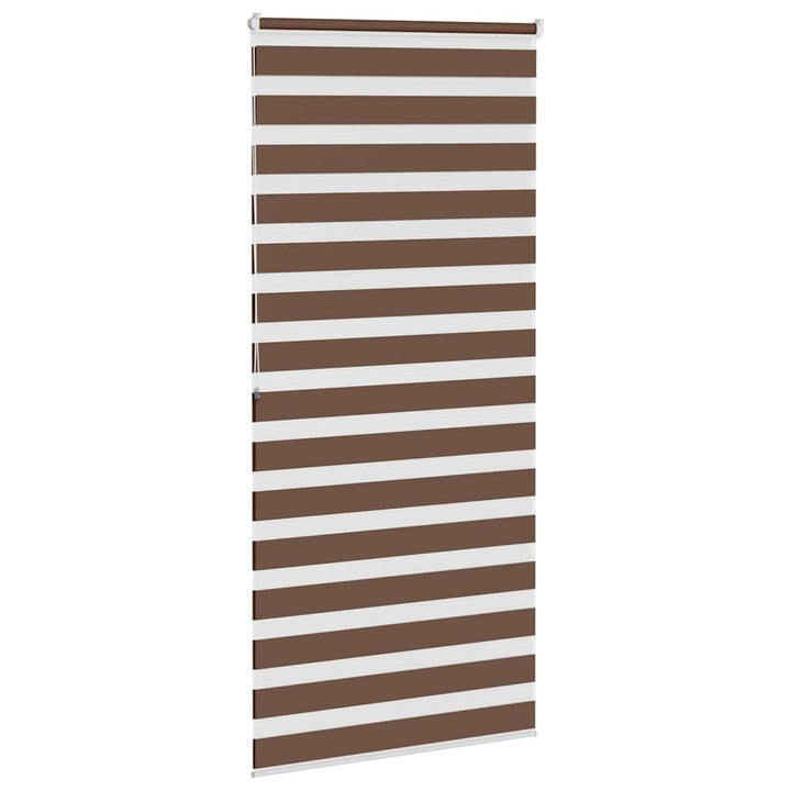 zebragardin brun 105x200 cm stofbredde 100,9 cm polyester