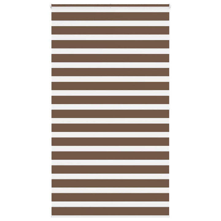 zebragardin brun 120x200 cm stofbredde 115,9 cm polyester