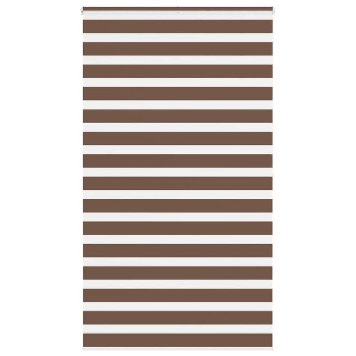 zebragardin brun 125x200 cm stofbredde 120,9 cm polyester