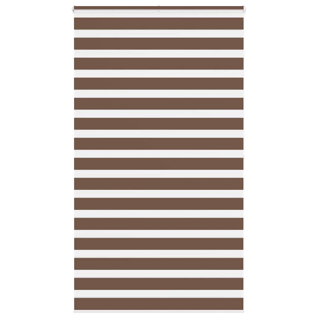 zebragardin brun 135x200 cm stofbredde 130,9 cm polyester
