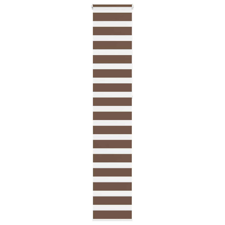 zebragardin brun 45x230 cm stofbredde 40,9 cm polyester