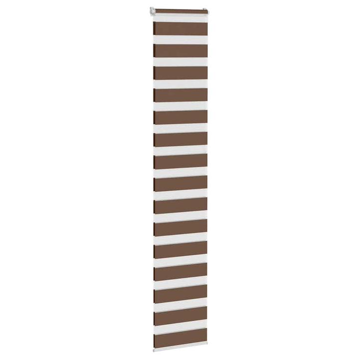 zebragardin brun 45x230 cm stofbredde 40,9 cm polyester
