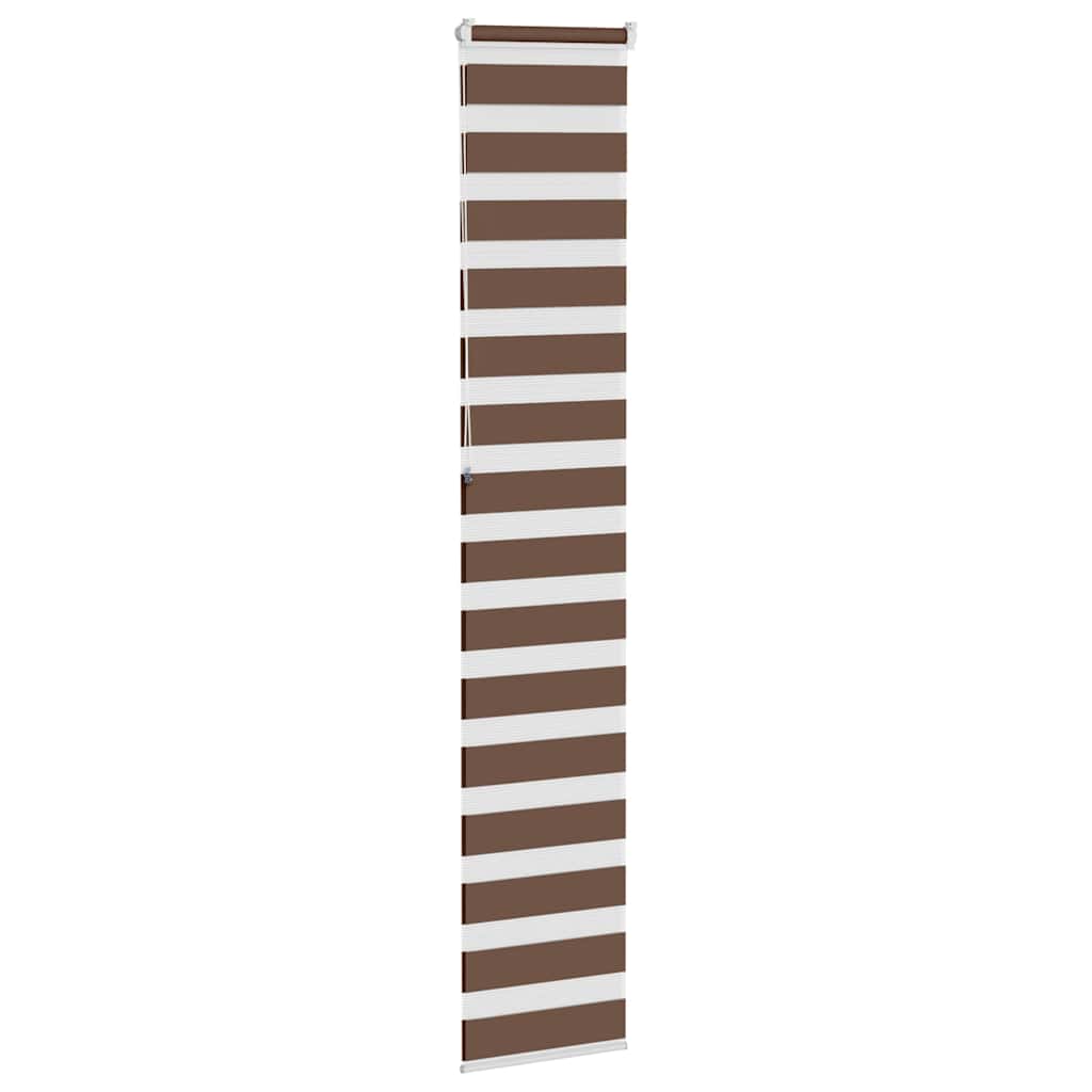 zebragardin brun 45x230 cm stofbredde 40,9 cm polyester