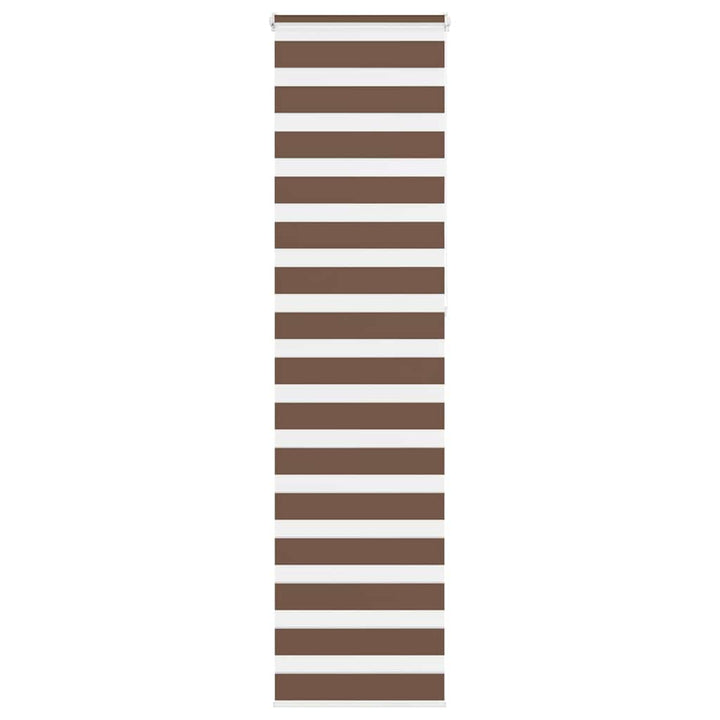 zebragardin brun 60x230 cm stofbredde 55,9 cm polyester