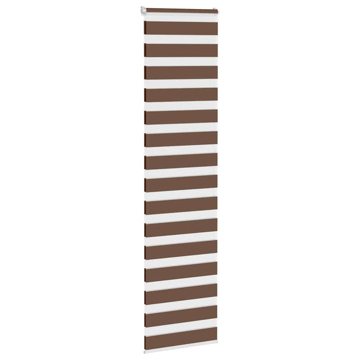 zebragardin brun 60x230 cm stofbredde 55,9 cm polyester