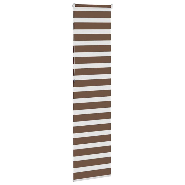 zebragardin brun 60x230 cm stofbredde 55,9 cm polyester