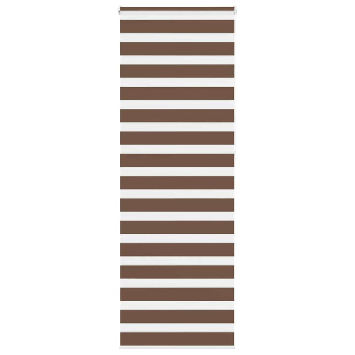 zebragardin brun 75x230 cm stofbredde 70,9 cm polyester