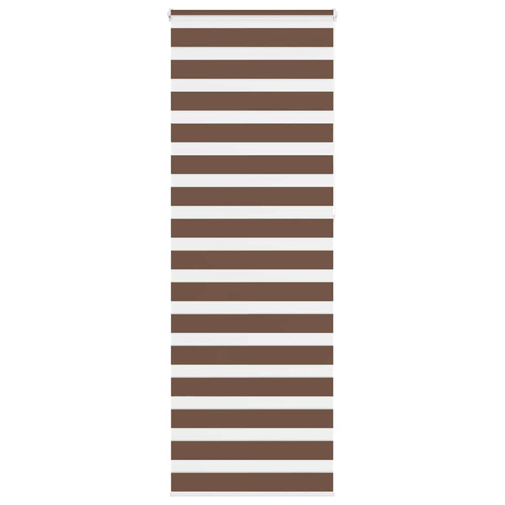 zebragardin brun 80x230 cm stofbredde 75,9 cm polyester