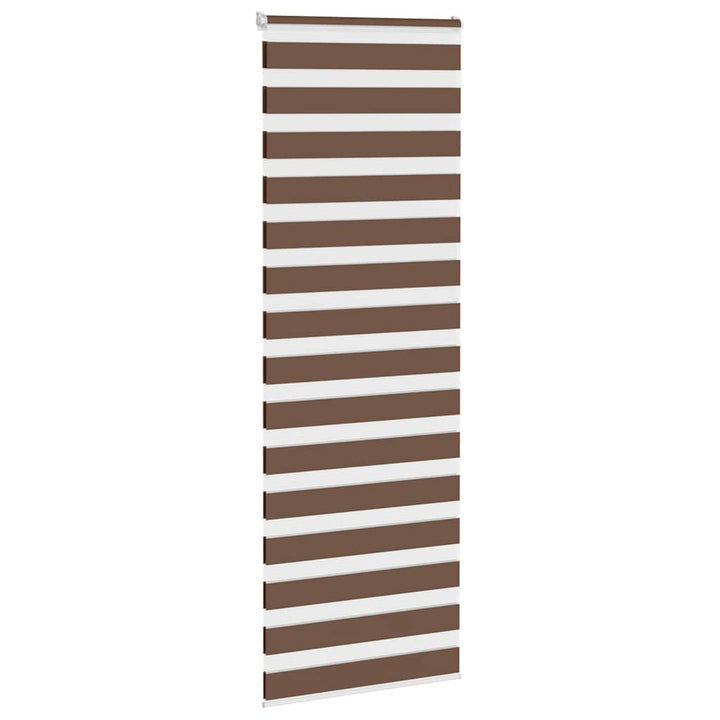 zebragardin brun 80x230 cm stofbredde 75,9 cm polyester