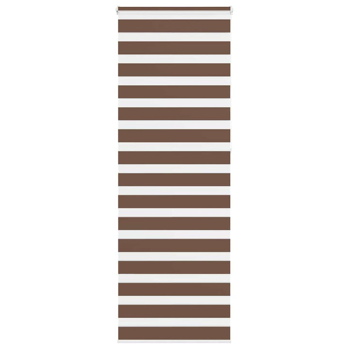 zebragardin brun 85x230 cm stofbredde 80,9 cm polyester