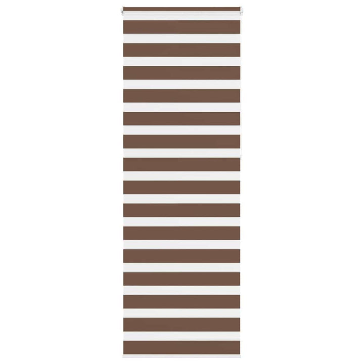 zebragardin brun 90x230cm stofbredde 85,9 cm polyester