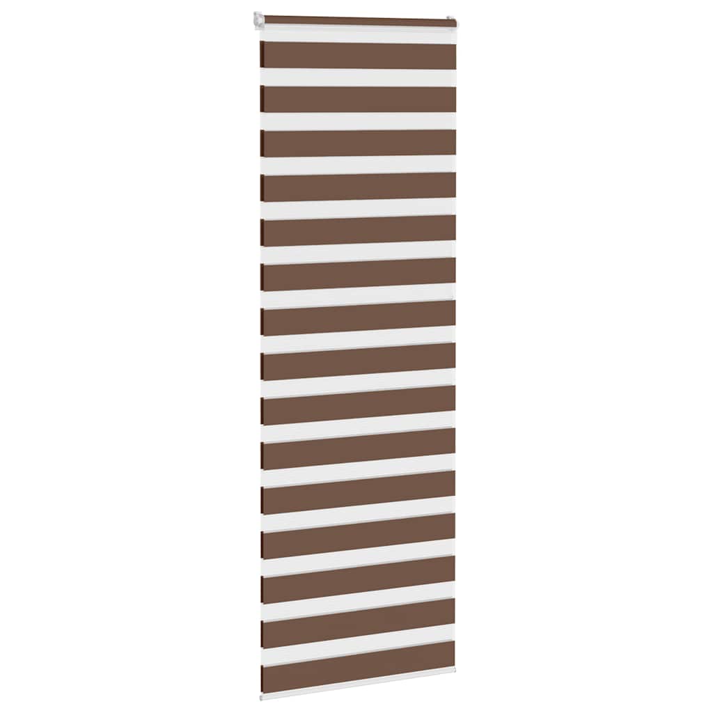 zebragardin brun 90x230cm stofbredde 85,9 cm polyester