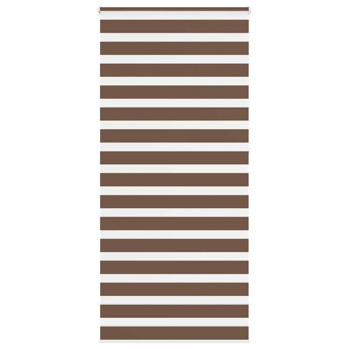 zebragardin brun 100x230 cm stofbredde 95,9 cm polyester