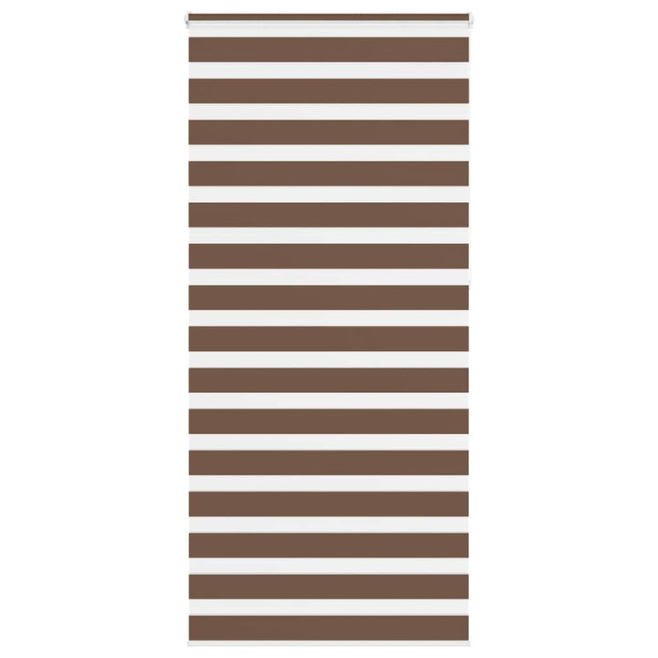 zebragardin brun 105x230 cm stofbredde 100,9 cm polyester