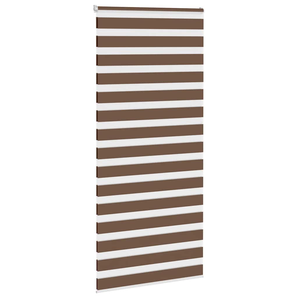 zebragardin brun 105x230 cm stofbredde 100,9 cm polyester
